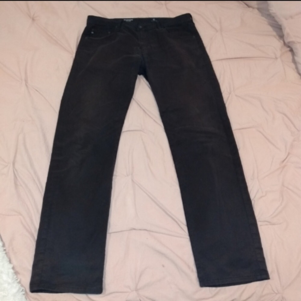 Ag Adriano goldschmied matchbox slim straight brown  jeans